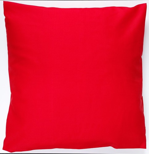 Plain polycotton cushion - polycotton,