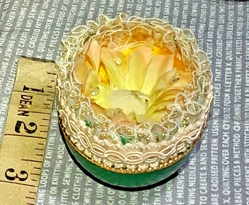 Vintage real goose egg art - real,