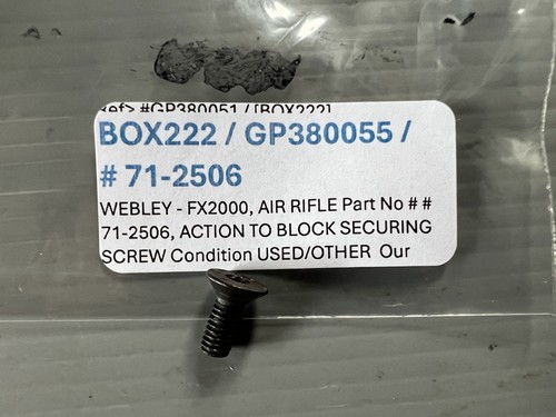 Spare part for - spare, webley