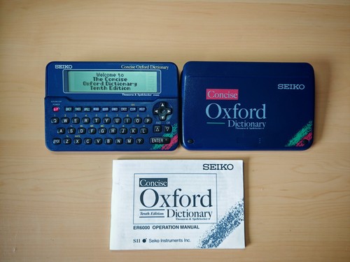 Seiko er6000 oxford dictionary - seiko,
