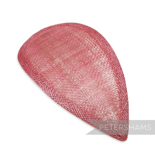Teardrop sinamay fascinator - teardrop,
