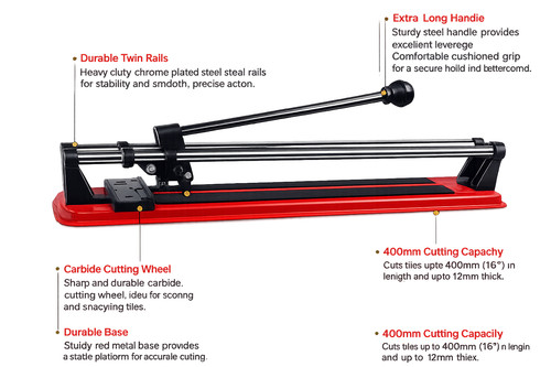 Amtech 400mm manual tile - 400mm,