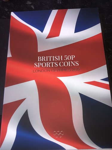 Complete set olympic 50p - 29,