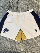 Scotland Rugby Union Macron 2021/22 Home Shorts. Excellent condition. Size 2XL.