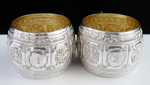 Pair scottish sterling silver - scottish,