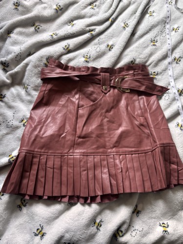 Zara faux brown leather - faux,