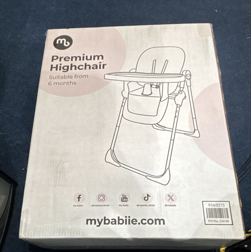 Babiie premium highchair - premium,