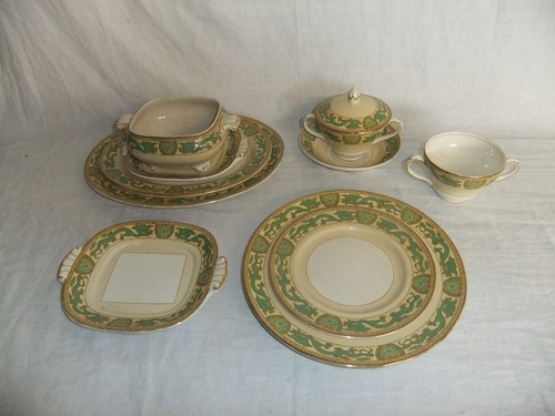 Porcelain booths green - porcelain,