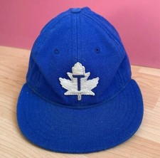Ebbets Field Flannels Baseball Cap Toronto Maple Leafs USA Hat Blue Wool Fitted