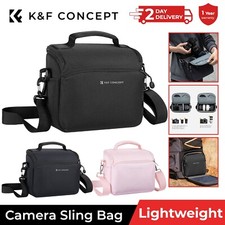 K&F Concept Camera Sling Bag Shoulder Bag for DSLR Camera and Accs, Shockproof