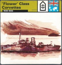 EDITO SERVICE S.A.WORLD WAR II-1977-"FLOWER" CLASS CORVETTES-1939-1945