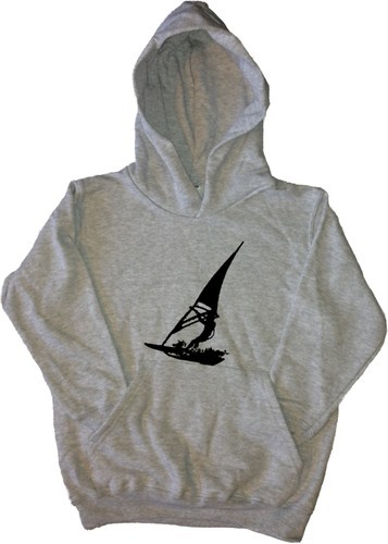 Windsurfing kids hoodie - windsurfing,