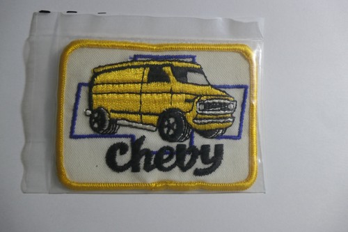 Vintage chevy van patch truck - vintage,