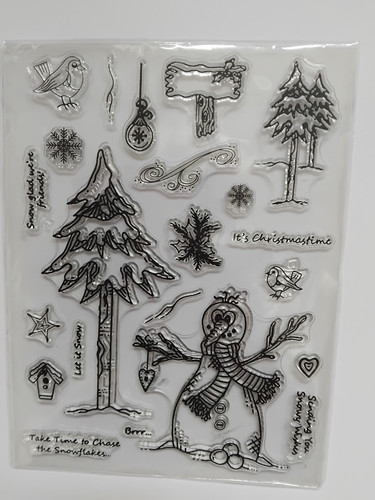 Christmas clear stamps