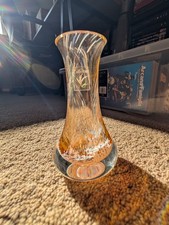 Caithness glass small vase - glass,