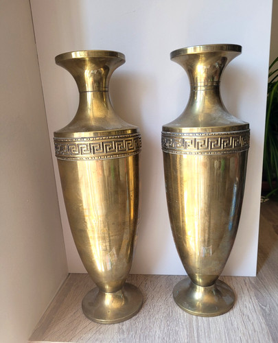 Antique art nouveau brass - nouveau,