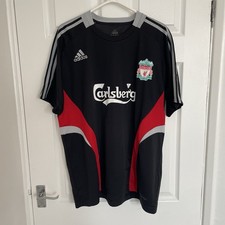 Liverpool Training Shirt Size XL Black Adidas Formotion 2008-09 Football