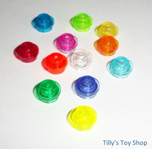 Lego clear 1x1 round - -,