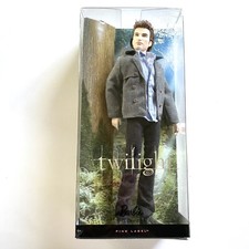 Twilight Edward Pink Label Barbie Collector 12" Doll Figure