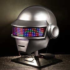 Xcoser Daft Punk Helmet LED Lighted Thomas Bangalter Cosplay Mask Resin Replicas