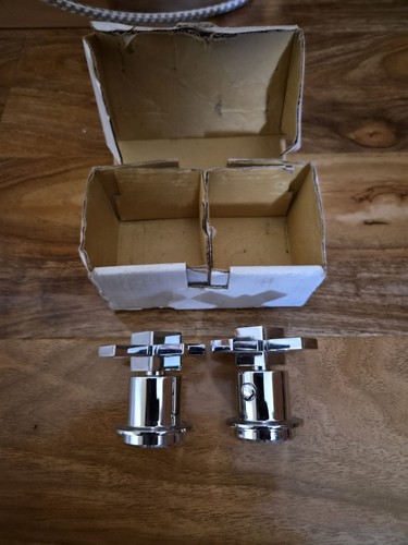 Concealed chrome shower valves
