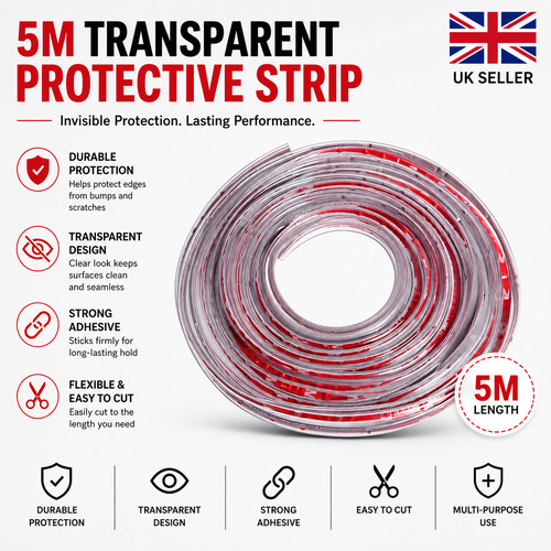 Transparent car door edge - 5m,