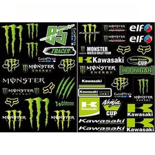 2 Whole Sheets Monster Energy