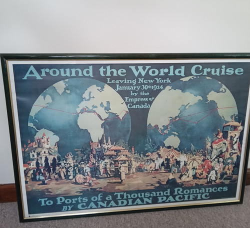 Large framed vintage official - framed, (official