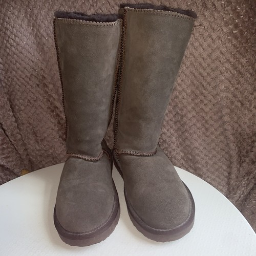 Ladies brown sheepskin - ladies,