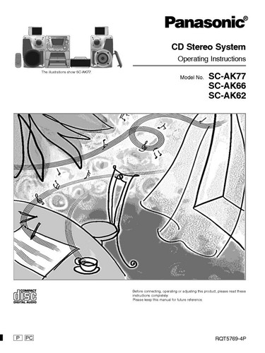 Panasonic ak62 ak66 - panasonic, sa-ak62