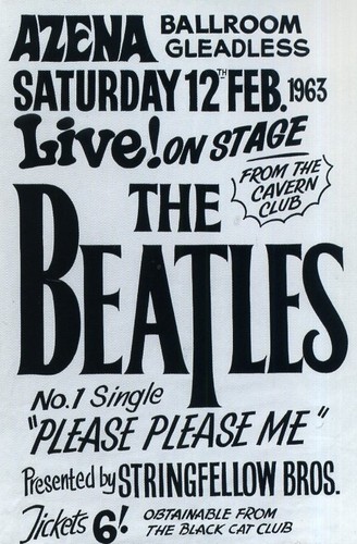 The beatles concert poster - the,