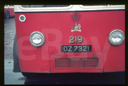 Original bus trolleybus slide - original,
