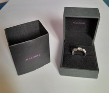H Samuel Womens Silver Ring