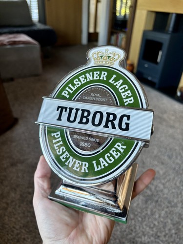 Tuborg chrome beer pump - chrome,