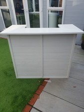 Home Bar And 2 Stools Wood