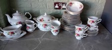 Country Rose 30 Piece Tea Set