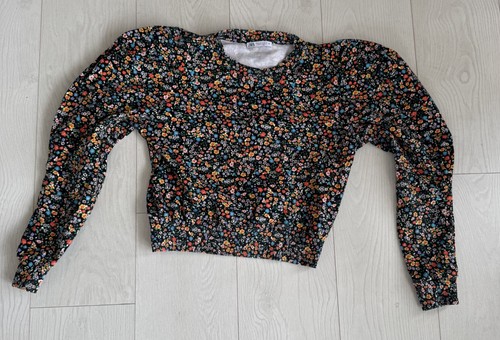 Zara floral puff - zara,