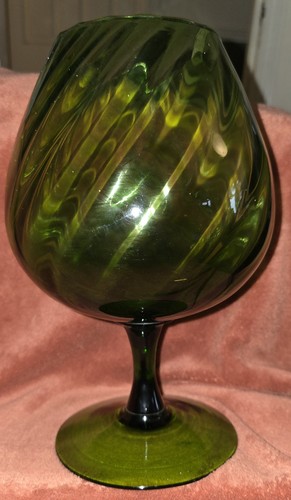 Large green hand blown - large,
