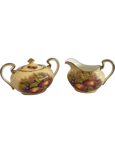 Aynsley orchard gold lidded - aynsley,