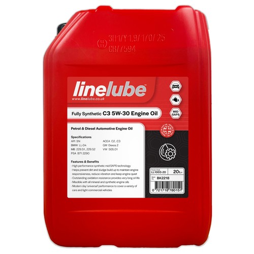 20l linelube longlife 30 - 20l, 5w-30