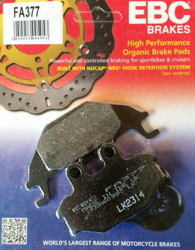 Ebc fa377 brake pads - brake, (rear)