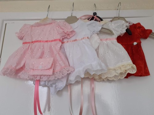 Dolls dresses broderie - dolls,