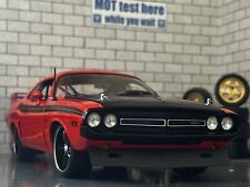 1:18 *BOXED* ACME 1971 DODGE HEMI CHALLENGER R/T Fireball (Red) MODEL CAR *RARE*