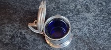 Solid Silver Mustard Pot With