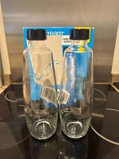SodaStream Bipack 1 litre glass bottles compatible with Duo 2x1 Litre carbonator