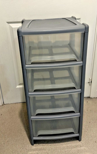 Drawer plastic storage tower - plastic,