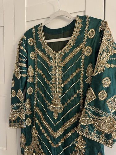 Custom made green - gold, sharara