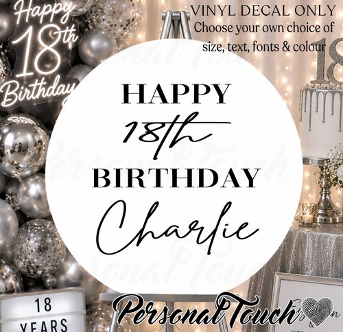 Personalised birthday vinyl - personalised,