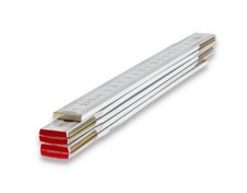 Folding Measuring Ruler 1m with Metal Joints Wooden Metric Carpenters Ruler