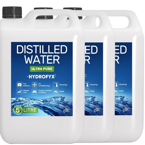 Hydrofyx distilled water ultra - distilled,